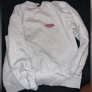 White Fox Boutique Gray Crew Neck Sweater